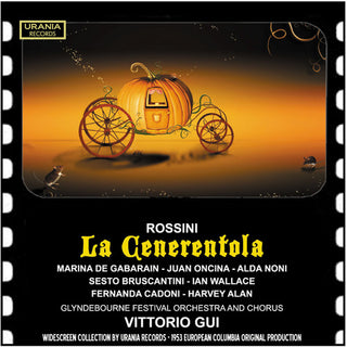 the album cover for Rossini / Wallace / Oncina / Gfoc / Gui - Cenerentola