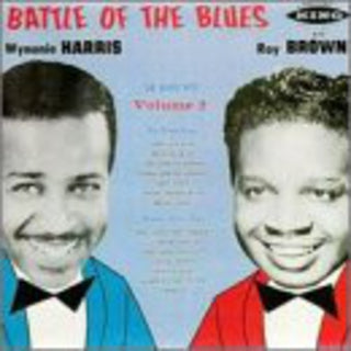 the album cover for Wynonie Harris / Brown,Roy - Battle of the Blues