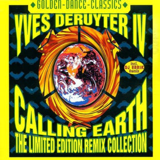 the album cover for Yves Deruyter - Calling Earth '97 Remixes