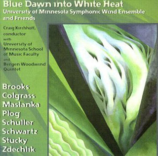 the album cover for Blue Dawn Into White Heat - Blue Dawn Into White Heat