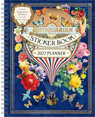 The Antiquarian Sticker Book 2027 Weekly/Monthly Planner Calendar