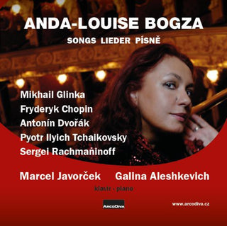 the album cover for Anda-Louise Bogza - Bogza: Songs
