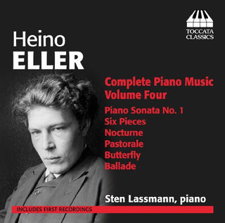 the album cover for Sten Lassmann - Complete Piano Music 4