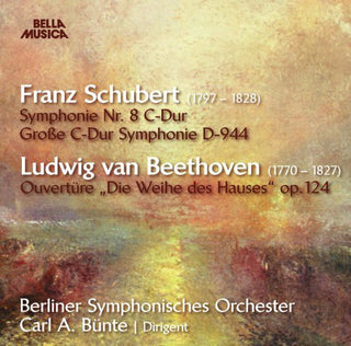 the album cover for Schubert / Carl Bunte A - Schubert & Beethoven