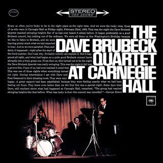 Dave Brubeck Quartet- At Carnegie Hall - Darkside Records