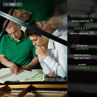 the album cover for Yevgeny Sudbin - Yevgeny Sudbin Plays Beethoven & Mozart Ctos