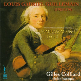 the album cover for Gilles Colliard - Amusement Op. 18