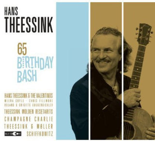 the album cover for Hans Theessink - 65th Birthday Bash