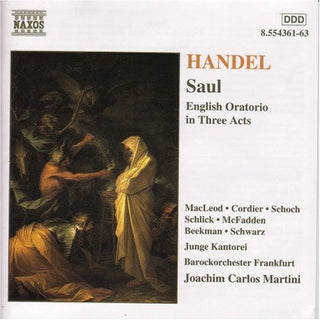 the album cover for Joachim Carlos Martini - Saul