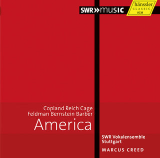 the album cover for Stuttgart Southwest Radio Vocal Ensemble - America
