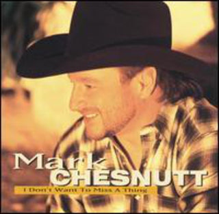 the album cover for Mark Chesnutt - I Don't Want to Miss a Thing