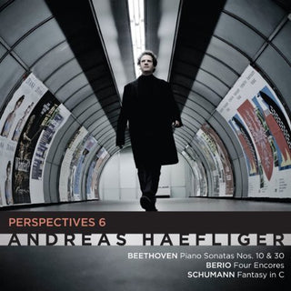 the album cover for Andreas Haefliger - Perspectives 6: Beethoven Berio Schumann