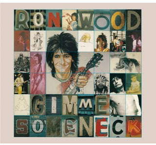 the album cover for Ron Wood - Gimme Some Neck