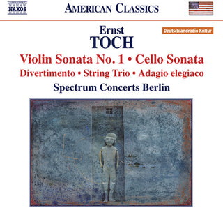 the album cover for Toch - Violin Sonata 1