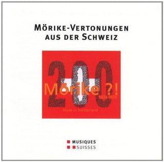 the album cover for Moerike-Vertonungen Aus Der Sc / Various - Moerike-Vertonungen Aus Der SC / Various