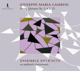 the album cover for Ensemble Entre'acte - String Quintets No. 1 4 & 23