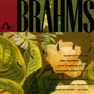the album cover for Brahms / Freiburger Vokal Ens - Lieder