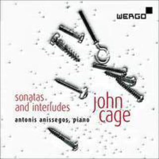 the album cover for Cage / Anissegos - Sonatas & Interludes