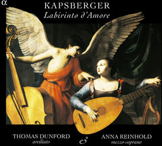 the album cover for Thomas Dunford - Kapsberger / Caccini / Strozzi : Labirinto D'amore
