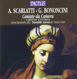 the album cover for Scarlatti / Bonditelli / Ensemble Aurora / Gatti - Il Lamento D'olimpia: Italian Cantatas