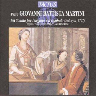 the album cover for Ottaviano Tenerani - Sei Sonate Per Lorga