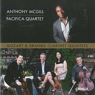 the album cover for Mozart / Brahms - Clarinet Quintets