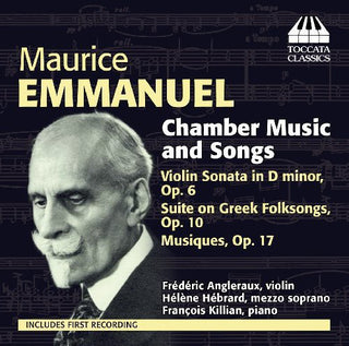 the album cover for Emmanuel - Chamber Music & Songs