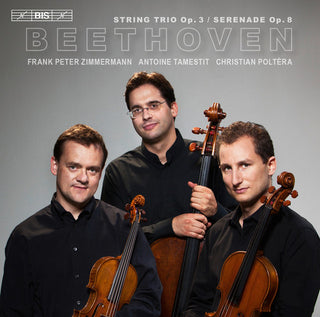 the album cover for Trio Zimmermann - String Trios Op.3 & Op.8