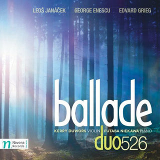 the album cover for Janacek / Enescu / Grieg - Ballade