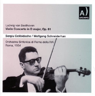 the album cover for Orchestra Sinfonica di Roma della Rai - Violin Concerto in D Major Op 61