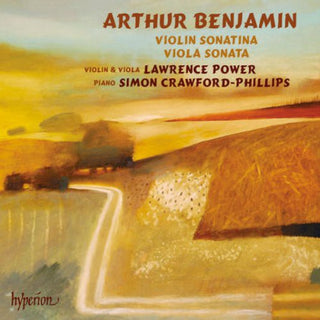 the album cover for Benjamin / Power / Crawford - Violin Sonatina Viola Sonata Three Pieces