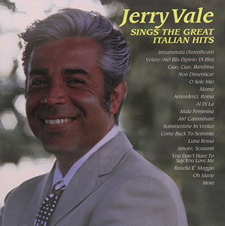 the album cover for Jerry Vale - Jerry Vale Sings the Great Italian Hits