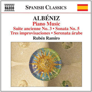 the album cover for Albeniz - Piano Music 4