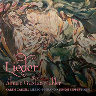 the album cover for Mahler - Lieder