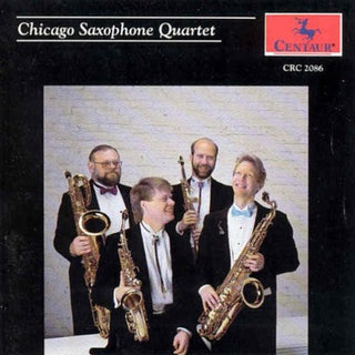 the album cover for Scarlatti / Albeniz / Gershwin / Chi Sax Quartet - Works for Saxophone