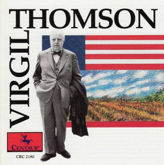 the album cover for Virgil Thomson - Synthetic Waltzes for Piano 4 Hands