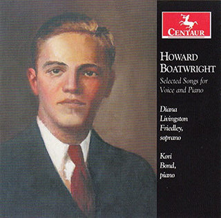 the album cover for Boatwright - Selected Songs for Voice & Piano