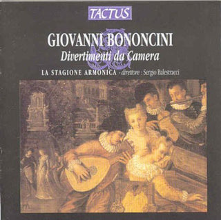 the album cover for Bononcini 8 Divertimenti Da Camera / Balestracci - Chamber Divertimentos