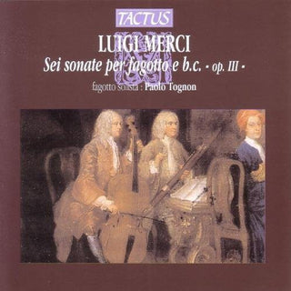 the album cover for Paolo Tognon - 6 Bassoon Sonatas
