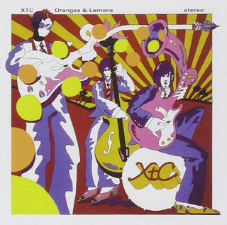 the album cover for Xtc - Oranges & Lemons