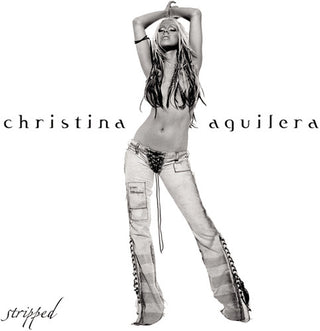 the album cover for Christina Aguilera - Stripped