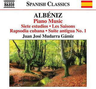 the album cover for Albeniz / Gamiz - Pno Music 5