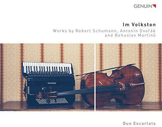 the album cover for Martinu / Duo Escarlata - Im Volkston