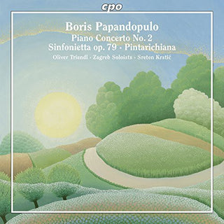 the album cover for Papandopulo / Triendl / Soloists / Krstic - Pno Cto 2 Sinfonietta 79 & Pintarichiana