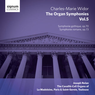 the album cover for Widor / Nolan - Widor: The Organ Symphonies, Vol. 5