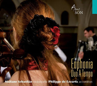 the album cover for Duo A Tempo - Euphonia: Music for Cello & Accordion