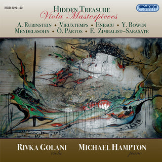 the album cover for Rubinstein / Vieuxtemps / Enescu / Bowen - Hidden Treasure-Viola Masterpieces