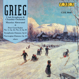 the album cover for Utah Symphony Orchestra - Grieg: Works for Orchestra