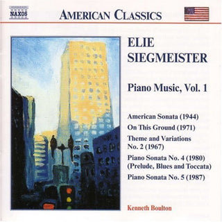 the album cover for Kenneth Boulton - Piano Music 1