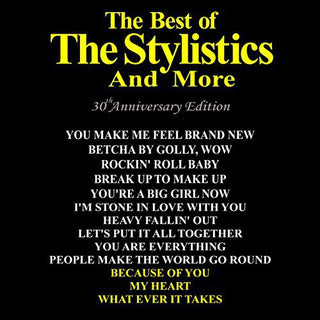 the album cover for Stylistics - Best of: 30th Anniversary Edition